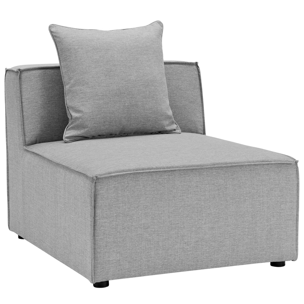 Modway Saybrook Outdoor Patio Upholstered Sectional Sofa Armless Chair  