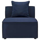 Modway Saybrook Outdoor Patio Upholstered Sectional Sofa Armless Chair