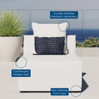 Modway Saybrook Outdoor Patio Upholstered Sectional Sofa Armless Chair