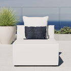 Modway Saybrook Outdoor Patio Upholstered Sectional Sofa Armless Chair