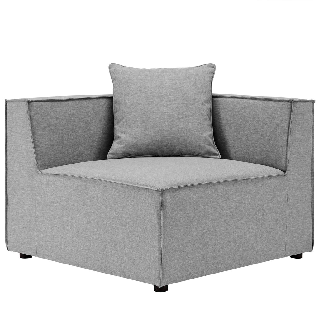 Modway Saybrook Outdoor Patio Upholstered Sectional Sofa Corner Chair  
