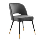 Modway Rouse Performance Velvet Dining Side Chair  