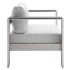Modway Shore Sunbrella® Fabric Aluminum Outdoor Patio Armchair
