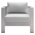 Modway Shore Sunbrella® Fabric Aluminum Outdoor Patio Armchair