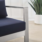 Modway Shore Sunbrella® Fabric Aluminum Outdoor Patio Armchair
