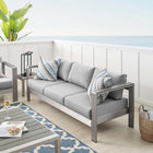 Modway Shore Sunbrella® Fabric Aluminum Outdoor Patio Sofa