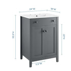 Modway Nantucket 24" Bathroom Vanity