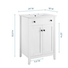 Modway Nantucket 24" Bathroom Vanity