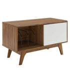 Modway Envision Vinyl Record Display Stand  