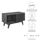 Modway Render Vinyl Record Display Stand