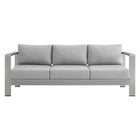 Modway Shore 4 Piece Sunbrella® Fabric Outdoor Patio Aluminum Set