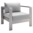Modway Shore 7 Piece Sunbrella® Fabric Outdoor Patio Aluminum Set