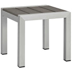 Modway Shore 7 Piece Sunbrella® Fabric Outdoor Patio Aluminum Set