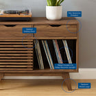 Modway Render Vinyl Record Display Stand