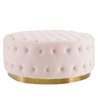 Modway Ensconce Tufted Performance Velvet Round Ottoman