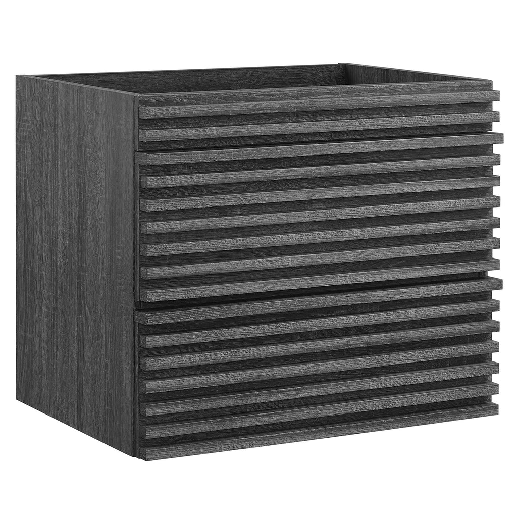 Modway Render 24" Wall-Mount Bathroom Vanity Cabinet (Sink Basin Not Included)  