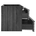 Modway Render 36" Wall-Mount Bathroom Vanity Cabinet (Sink Basin Not Included)
