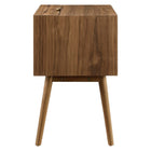 Modway Ember Wood Nightstand With USB Ports