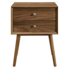 Modway Ember Wood Nightstand With USB Ports