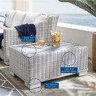 Modway Conway 4-Piece Sunbrella® Outdoor Patio Wicker Rattan Furniture Set EEI-4355