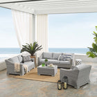 Modway Conway 4-Piece Sunbrella® Outdoor Patio Wicker Rattan Furniture Set EEI-4355
