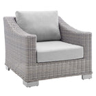 Modway Conway 4-Piece Sunbrella® Outdoor Patio Wicker Rattan Furniture Set EEI-4355