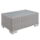 Modway Conway 4-Piece Sunbrella® Outdoor Patio Wicker Rattan Furniture Set EEI-4355