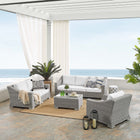 Modway Conway 4-Piece Sunbrella® Outdoor Patio Wicker Rattan Furniture Set EEI-4355