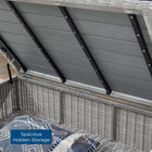 Modway Conway 4-Piece Sunbrella® Outdoor Patio Wicker Rattan Furniture Set EEI-4359