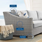 Modway Conway 4-Piece Sunbrella® Outdoor Patio Wicker Rattan Furniture Set EEI-4359