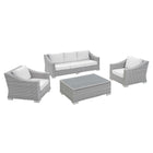 Modway Conway 4-Piece Sunbrella® Outdoor Patio Wicker Rattan Furniture Set EEI-4359
