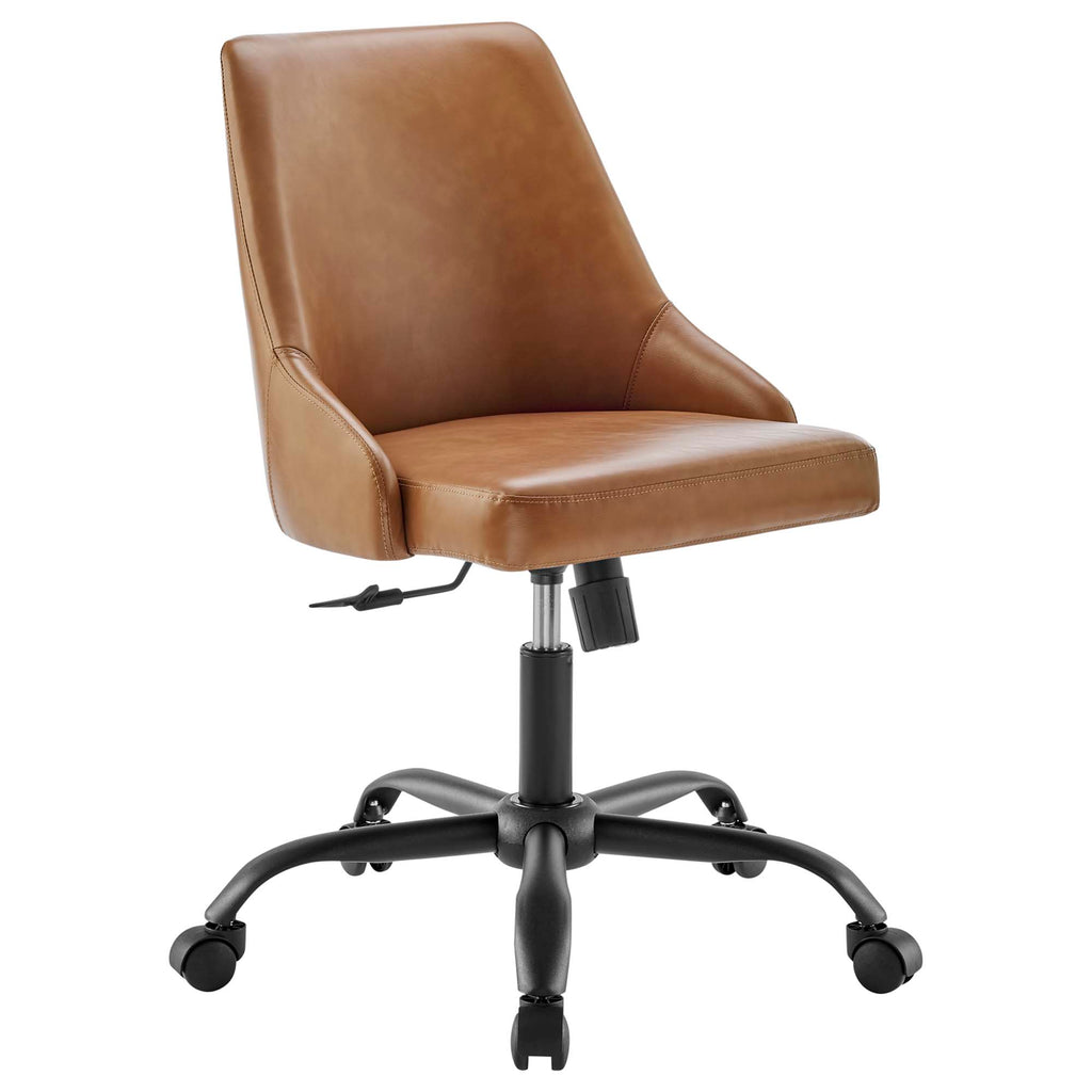 Modway Designate Swivel Vegan Leather Office Chair  