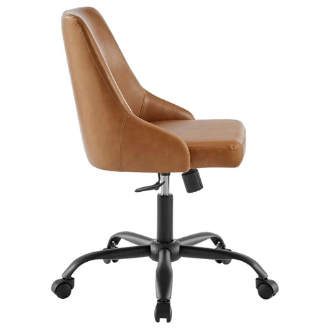 Modway Designate Swivel Vegan Leather Office Chair  