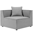 Modway Saybrook 2-Piece Outdoor Patio Upholstered Sectional Sofa Loveseat