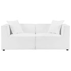 Modway Saybrook 2-Piece Outdoor Patio Upholstered Sectional Sofa Loveseat  
