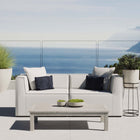 Modway Saybrook 2-Piece Outdoor Patio Upholstered Sectional Sofa Loveseat
