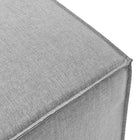 Modway Saybrook Outdoor Patio Upholstered Loveseat and Ottoman Set