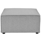 Modway Saybrook Outdoor Patio Upholstered Loveseat and Ottoman Set