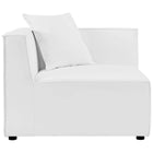 Modway Saybrook Outdoor Patio Upholstered Loveseat and Ottoman Set