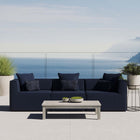Modway Saybrook 3-Piece Outdoor Patio Upholstered Sectional Sofa