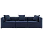 Modway Saybrook 3-Piece Outdoor Patio Upholstered Sectional Sofa  