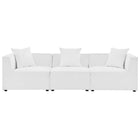 Modway Saybrook 3-Piece Outdoor Patio Upholstered Sectional Sofa  