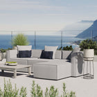 Modway Saybrook 4-Piece Outdoor Patio Upholstered Sectional Sofa EEI-4380