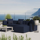 Modway Saybrook 4-Piece Outdoor Patio Upholstered Sectional Sofa EEI-4380