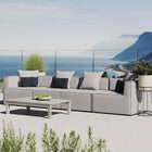 Modway Saybrook 4-Piece Outdoor Patio Upholstered Sectional Sofa EEI-4381