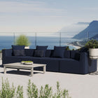 Modway Saybrook 4-Piece Outdoor Patio Upholstered Sectional Sofa EEI-4381