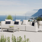 Modway Saybrook 4-Piece Outdoor Patio Upholstered Sectional Sofa EEI-4381