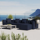 Modway Saybrook 5-Piece Outdoor Patio Upholstered Sectional Sofa EEI-4382