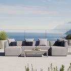 Modway Saybrook 6-Piece Outdoor Patio Upholstered Sectional Sofa EEI-4383