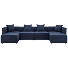 Modway Saybrook 6-Piece Outdoor Patio Upholstered Sectional Sofa  
